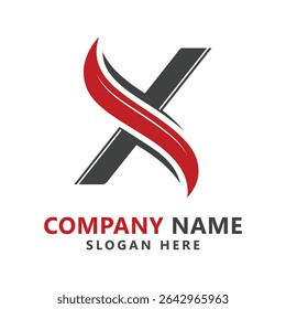 letter x logos vector design 