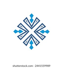 letter x luxury icon logo template