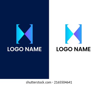 plantilla de diseño de logotipo moderno creativo de letras x y m