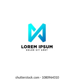letter X and Letter M logo template vector editable
