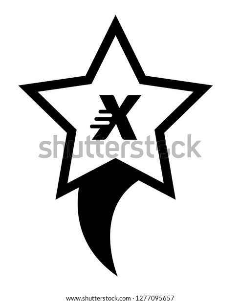 letter X and map pin. logo concept.\
Designed for your web site design, logo, app,\
UI