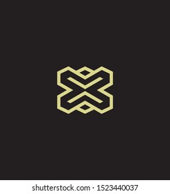 Letter X minimal Logo Template