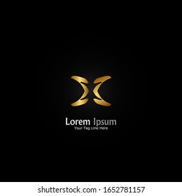 "letter X". Minimalist, simple,digital and modern logo design.
