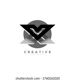 Letter X, moderne abstrakte Logo-Design-Vorlage.