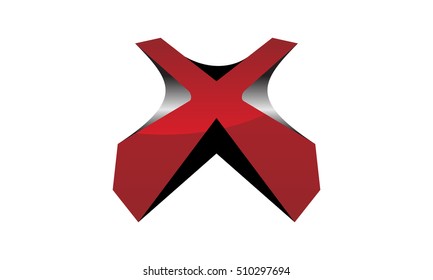 Letter X Modern Logo 