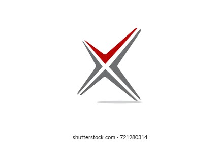 Letter X Modern Logo 