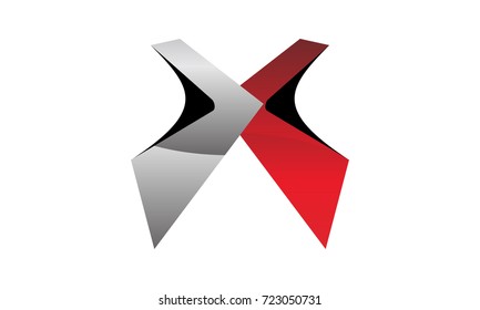 Letter X Modern Logo 