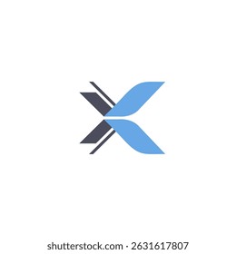Letter X Modern Logo Design. X Icon Simple Vector