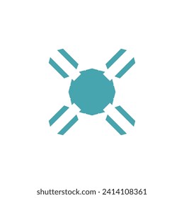 Letter X modern Logo icon flat design. Vector graphic design template element.