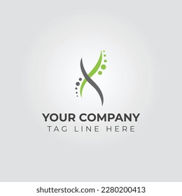 Letter X Molecule Logo Icon, Bio tech Connect Dots Science Technology Logo Design Vector