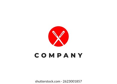 letter x needle and sewing thread taylor logo