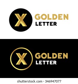 Letter X number 10 logo icon design template elements
