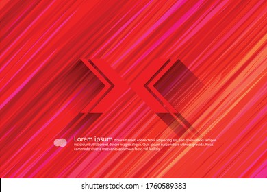 Letter X on a red background.