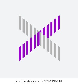 Letter X Perspective