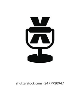 Letter X Podcast mic logo icon vector template.eps