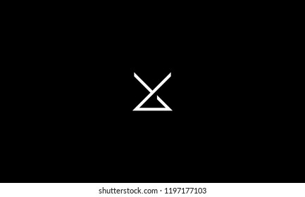 LETTER X RETRO LOGO WITH NEGATIVE SPACE EFFECT FOR LOGO DESIGN OR ILLUSTRATION USE