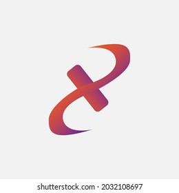 letter x simple logo for company logo, e-sports logo etc