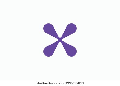 Letter X Tech Logo Design Template