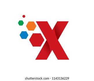Letter X Template Design Vector, Emblem, Concept Design, Creative Symbol, Icon