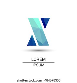 Letter X that can be used as initial logo
