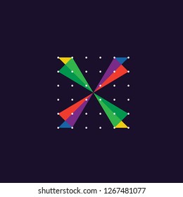 Letter X vector