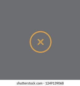 Letter x vector icon