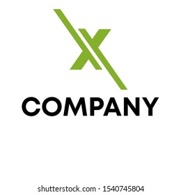 letter X vector logo design template