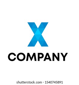 letter X vector logo design template