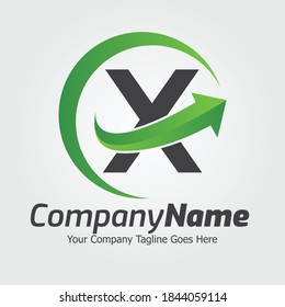 Letter X vector logo template, Colorful Letter X logo, Financial Company Logo, Financial Institute Advisors Logo Design Template Vector Icon