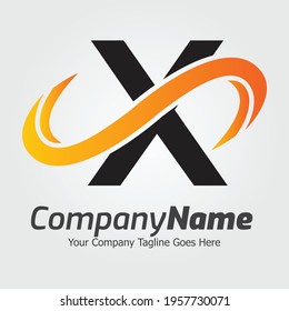 Letter X vector logo template, Colorful Letter X logo, Financial Company Logo, Financial Institute Advisors Logo Design Template Vector Icon