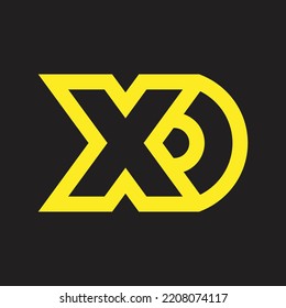 Diseño de la ilustración de la plantilla del logotipo vectorial de la letra X.