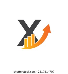 Letter X vector logo template, Colorful Letter X logo, Financial Company Logo, Financial Institute Advisors Logo Design Template Vector Icon