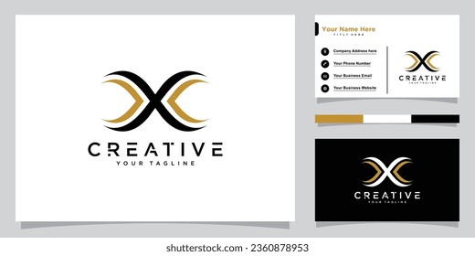 Letter X vector Logo Template Illustration Design.