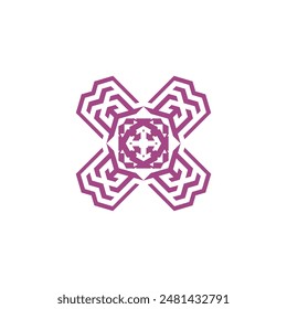 Letter X Vector Logo Template Illustration Design Vector