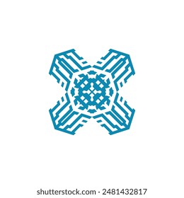 Letter X Vector Logo Template Illustration Design Vector