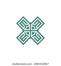 Letter X Vector Logo Template Illustration Design Vector