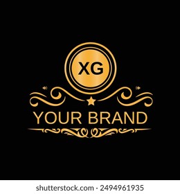 Letter XG Creative Logo Design Template with Modern Letter Design