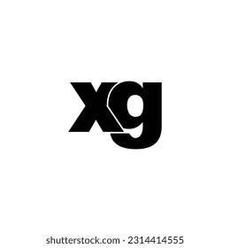 Letter XG simple logo design vector