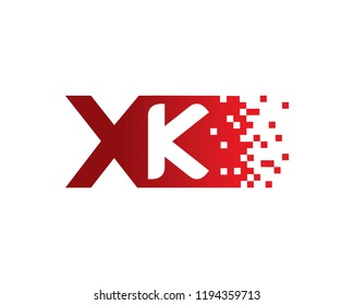 Letter XK Template Design Vector, Emblem, Concept Design, Creative Symbol, Icon