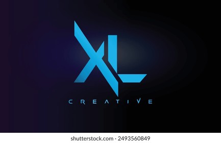 Letter XL logo design creative custom clean two alphabet logo
