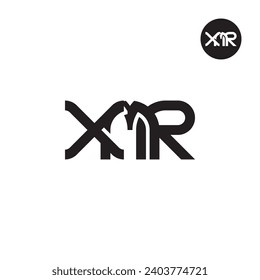 Diseño del logotipo de monograma XMR
