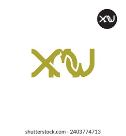 Letter XMW Monogram Logo Design