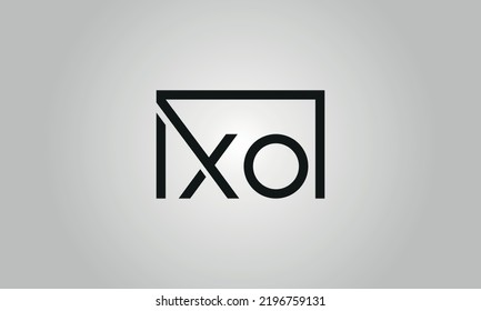 Letter Xo Logo Design Vector Template Stock Vector (Royalty Free ...