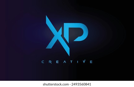 Letter XP logo design creative custom clean two alphabet logo
