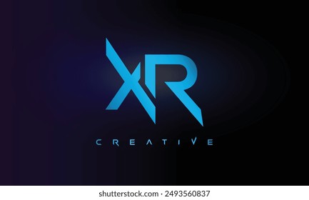 Letter XR logo design creative custom clean two alphabet logo
