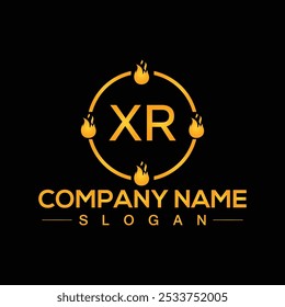 Letter XR unique logo design for brand awareness