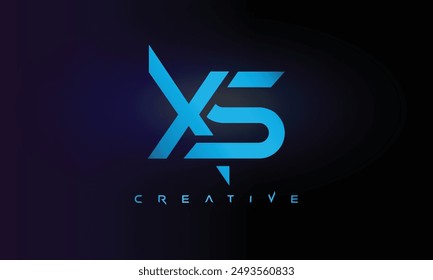 Letter XS logo design creative custom clean two alphabet logo
