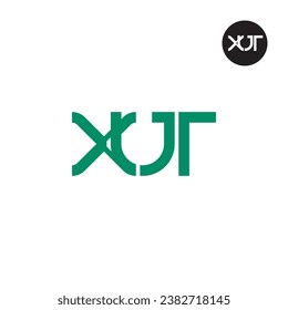 Letter XUT Monogram Logo Design