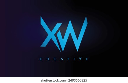Letter XW logo design creative custom clean two alphabet logo
