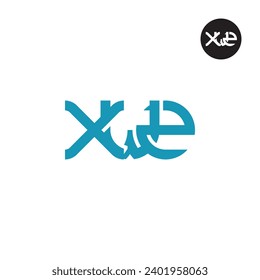 Letter XW2 Monogram Logo Design